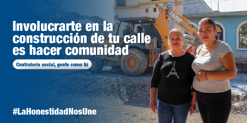 Involucrarte en la construcción de tu calle es hacer comunidad