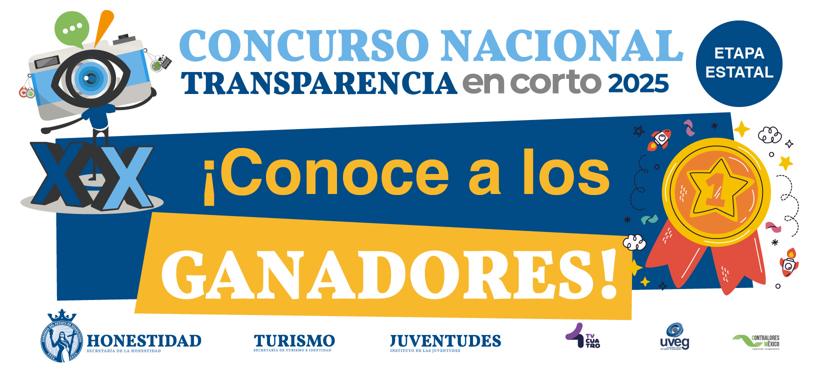 BANER TRANSPARENCIA EN CORTO 25 LISTA GANADORES